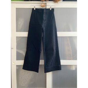 Uniqlo U high waisted wide leg jeans